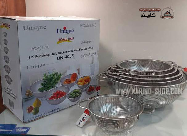  آبکش استیل 6 پارچه یونیک مدل UN-4055