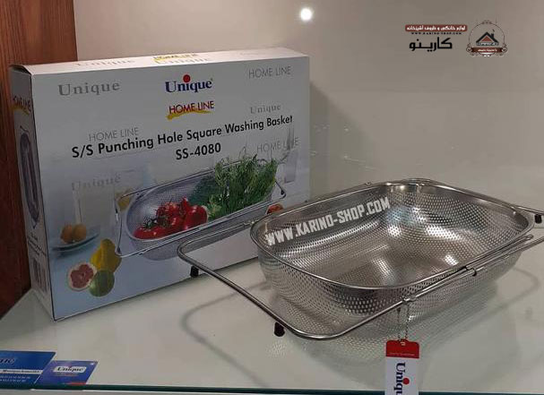  آبکش سینک استیل یونیک کد SS-4080