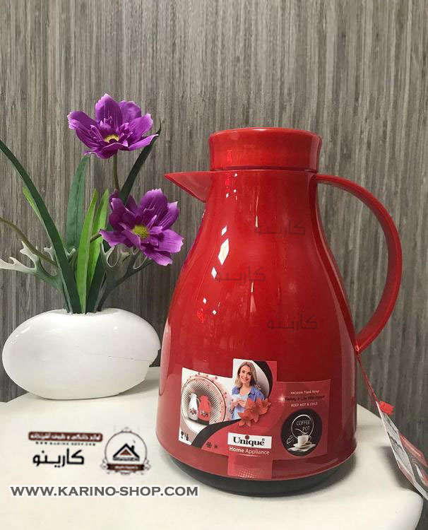  فلاسک شیشه 1.3 لیتری رنگی یونیک مدل UN-1920
