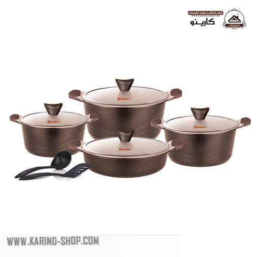 کاندید سرویس قابلمه  10 پارچه اوشن نسکافه ای