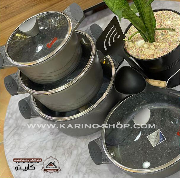 سرویس قابلمه گرانیتی کاندید  30 پارچه اوشن  سرویس قابلمه گرانیتی کاندید  30 پارچه اوشن