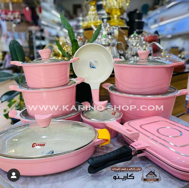 سرویس قابلمه گرانیتی کاندید  30 پارچه اوشن  سرویس قابلمه گرانیتی کاندید  30 پارچه اوشن