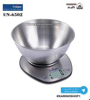 ترازوی آشپزخانه استیل یونیک 6502