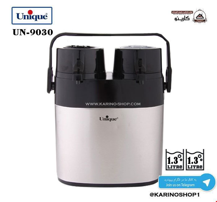2.6 لیتر یونیک شیشه دار  مدل UN-9030